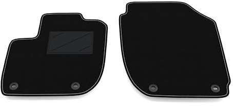 Auto-Fußmatten Kit nur vorne 2 Stück kompatibel mit Honda Jazz 2015-2020 | Set 2 Teppiche vorne nach Maß in Teppich