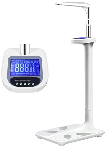 DDZJTPP Digitale Personenwaagen Für ärzte,Körperzusammensetzungsanalysator,Mechanische Körperwaage,Standwaage Mit Faltbarem Gesundheitsmesser,Gewichtswaage,200 Kg / 195 cm