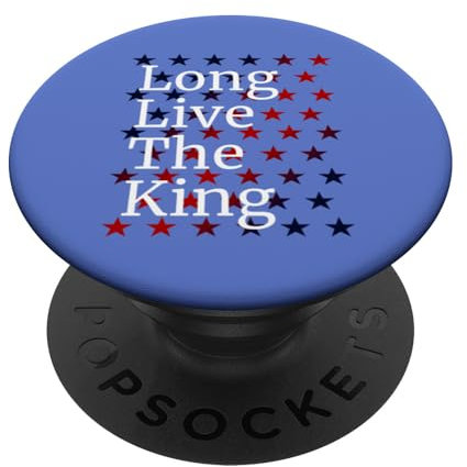 Lang lebe der König PopSockets Klebender PopGrip