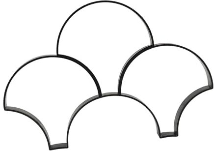 FONDOTIN DIY Pflastersteine Form Kunststoff Gehweg Gussform Für Betonplatten Wiederverwendbare Bodenform Für Gartenwege Dekorative Betonstein Schalungsform
