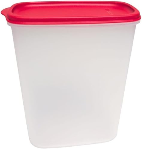 Tupperware Eidgenosse Oval Kompaktbehälter Vorrat Modular Kühlschrank System Eidgenosse 2,3 Liter Rot
