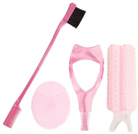NOLITOY Reise-augenbrauenpinsel Set Doppelseitiger Make-up-pinsel Tragbare Augenbrauenbürste Make-up-applikatorpinsel Set mit Doppelseitigem Pinsel für Unterwegs