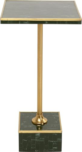 Kare Design Beistelltisch Loco Loco, Schwarz/Gold, 25x25 cm | fürs Wohnzimmerm vielseitig kombinierbar