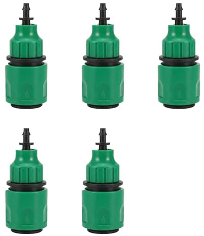 Larebidtex Lot de 5 Raccords de Tuyau en Plastique 4/7 et 8/11 - Accessoires de Jardin pour Arroseurs - Kit Complet pour Système d'Irrigation