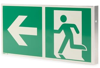 Fahnenschild Notausgang retter.shop (Rechts)