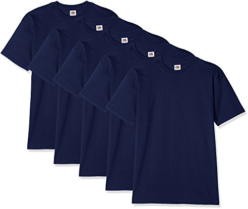 Fruit of the Loom Men's Super Premium Short Sleeve T-Shirt Pack of 5