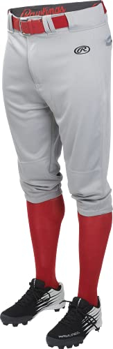 Rawlings Launch Series Game/Practice Baseball Pant, Erwachsene, einfarbig, Höschen