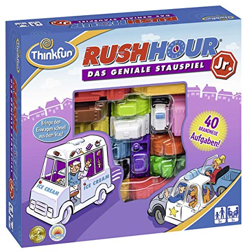 ThinkFun 76303 - Rush Hour® Junior - Das bekannte Logikspiel für jüngere Spieler