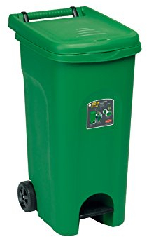 Stefanplast 643 Poubelle sur Roues 38 x 51 x 80 cm Vert