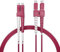 nexinex OM4 Glasfaserkabel LC/UPC auf SC/UPC (1 Kabel, 2m) Patchkabel | Duplex Multimode Glasfaser LWL Lichtwellenleiter Kabel LC/SC