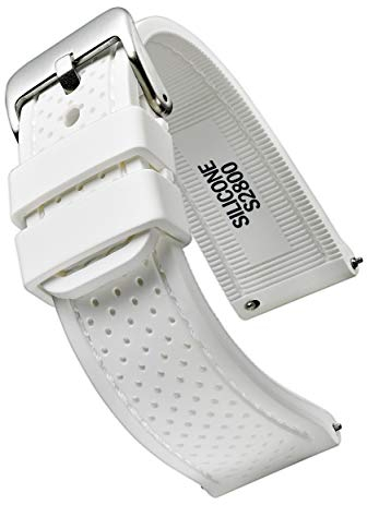 Bracelet de montre Alpine, de qualité supérieure, sportif, étanche, en silicone, avec libération rapide, bracelet de montre en caoutchouc souple, couleurs assorties,20 mm, 22MM, Sangle