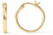 PAVOI 14K Yellow Gold Plated 925 Sterling Silver Post Lightweight Hoops | Yellow Gold Hoop Earrings for Women 20 Millimiters