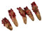 SUPVOX Halloween Sanglante Doigts Plastique Doigts Coupés Jouet d'horreur Suspension Sang Décoration pour Fête Thème d'horreur 5 Pièces (Rouge)