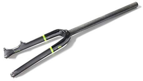 HIOD Full Carbon Fiber Bike Fork Small Wheel Bicycle C Brake + Disc Brake Fork,Green-B,16-inch