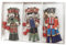 STOBOK Christmas Nutcracker Ornaments Set Christmas Hanging Nutcracker Ornaments Xmas Wooden Walnut Soldier Decorations for Hotel Christmas Party Door House Stores