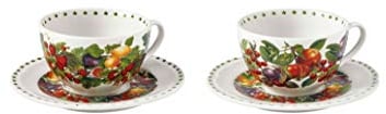Brandani 52163 Tazza The Le Primizie Set 2pz Porcellana
