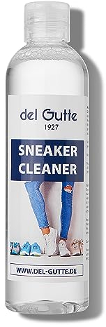 del Gutte® Sneaker Cleaner Liquide de nettoyage très efficace pour baskets 236 ml – Fabriqué en Allemagne, incolore, 236 ml (1er Pack)