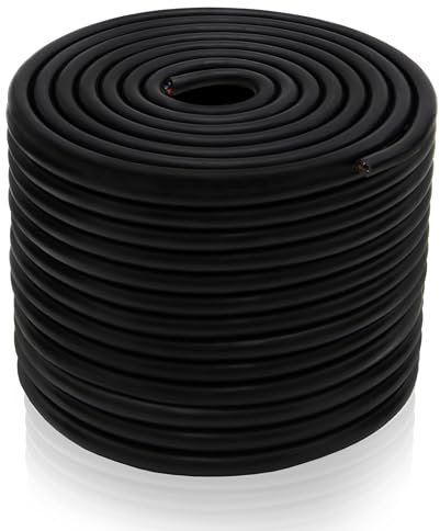 Slidefix Anhängerkabel 8 x 0,75mm² - Fahrzeugkabel Anhängerleitung für PKW und LKW Fahrzeugleitung Verlängerungskabel 8-polig/mehradrig in schwarz 10 Meter Fahrzeugleitung mit Kabelquerschnitt Kabel.