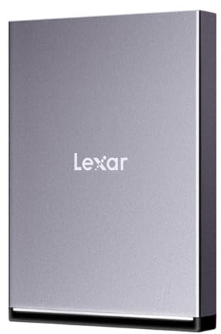 Disque ssd lexar sl210 2to - surface aluminium - logiciel de sécurité avancé intégré