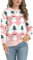Marvmys Pull de Noël pour Femme Chandail Pull Femme Hiver Chaud Pullover Tops Pull à Manches Longue Rose-A M