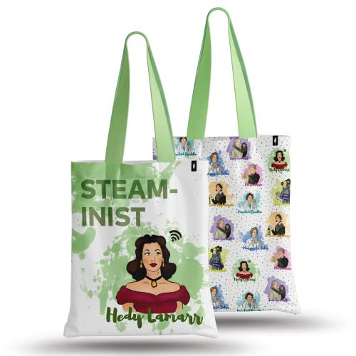 ROBIN HAT - Tragetasche Modell: Hedy Lamarr - (1 DOPPELSEITIGES EINHEIT) - Einzigartiges Design - WASSERDICHTES Material - Stark und widerstandsfähig – Langlebig.
