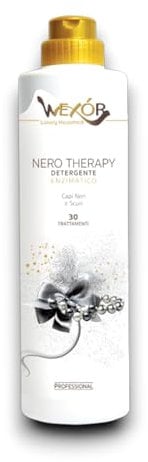 WEXOR Nero Therapy Detergente Enzimatico per Capi Neri e Scuri, 750 ml 30 Lavaggi Protegge e Ravviva i Colori Scuri Uso Professionale, Detergente Concentrato, Profumato