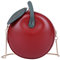 LUOZZY Handtasche in Apple-Form, Obstform, PU-Leder, Handtasche, Cartoon-Umhängetasche, verstellbarer Riemen, Apple-Clutch für Damen und Mädchen, Fuchsia, Rot/Ausflug, einfarbig (Getaway Solids), Size