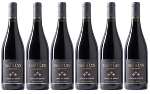 Côtes du Rhône 14% - Domaine des 3 lys 2024 - AOC - 6 x 75cl.