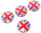 YaaGoo Adesivi per Coprimozzo Ruota Auto Mini 52mm 2.05 di Diametro (4 Pezzi, Logo Union Jack)