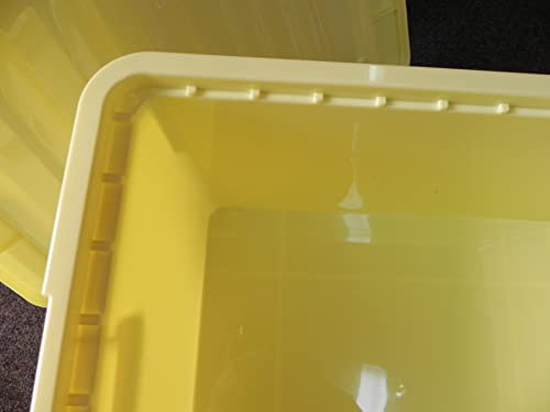 Generisch 2X Wabentransportkiste Transporter m.Deckel Dadant US + Blatt gelb Weiss Imker Imkerei Bienen