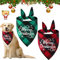 Hundehalstuch, Hundehalstuch Weihnachten, 2 Stück Hunde Halstuch, Hunde Weihnachtskostüm Zubehör, Halstuch Hund, Halstücher für Hunde und Katzen, Hundehalstuch für Haustier Weihnachten Geburtstag