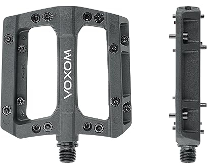 Voxom Pedale MTB - Flatpedal Pe34 - Industrielager - austauschbare Pins