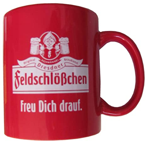 Feldschlößchen Brauerei Dresden - Ich wünsche Du wärst ein Feldi. - Kaffee Pott - Tasse