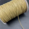 0,5 mm, 0,8 mm, 1 mm, 1,5 mm, 2 mm, Khaki, gewachste Baumwollkordel, gewachster Faden, Schnur, Schnur, Halskette, Seil, geeignet for die Schmuckherstellung Armbandseil ( Color : 0.5mm 10yards )