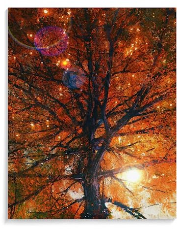 Peinture Par Numero Adulte Paysage Arbre 40X50Cm Kit Peinture Acrylique Et Toile Par Numero,Peinture À L Huile Par Numéros Pour Enfants,A38