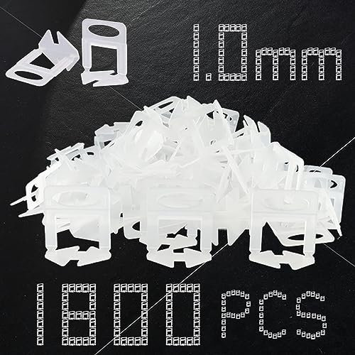 Fliesen Nivelliersystem 1.0mm Fugenbreite fliesen verlegehilfe nivelliersystem 1800 Stück Fliesenverlegehilfe Für Fuge Fliesenhöhe 3-12mm