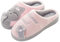 Meik Mangni Pantofole Donna Invernali Uomo Peluche Ciabatte Caldo Scarpe da Casa Antiscivolo Scarpe di Cotone Memoria Schiuma Slippers,Rosa,Taglia:44/45 EU