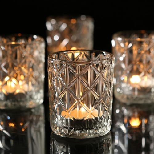 36 Pack Votive Candle Holders, DIY Wax Filling Tealight Candle Holders