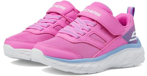Skechers Girls' Boundless Trainers, Sports Shoes, Hot Pink Blue, 1.5 UK