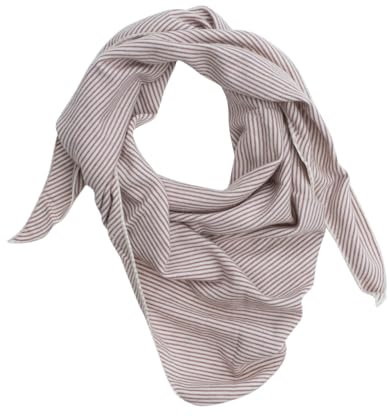 Lilano, Kinder/Baby Halstuch Dreieckstuch Groß, 70% Wolle (kbT), 30% Seide, 210 gr./m ² (Mauve/Natur)
