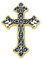 BEBIKR Anstecknadel mit Kreuz-Anstecknadel, Emaille, einzigartige Metalllegierung, Geschenk, langlebig und langlebig, Metall