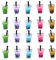 HAWILLOSCH 20st Stereo-schmuckzubehör Schmuckherstellung Milchtee Bubble Tea Schmuckteile Ohrringanhänger Früchtetee Ohrringe Flüssiger Schlüsselanhänger Bubble Tea Ohrringe Bubble-tea-charme
