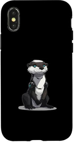 Hülle für iPhone X/XS Otter Roboter