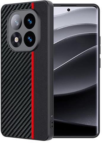 FDHYFGDY Handyhülle für Xiaomi Redmi Note 14 Pro Plus 5G Hülle,Kratzfest,stoßfest, Kameraschutz, Kameraschutz [Kohlefaser] Case für Redmi Note 14 Pro Plus 5G Schutzhülle