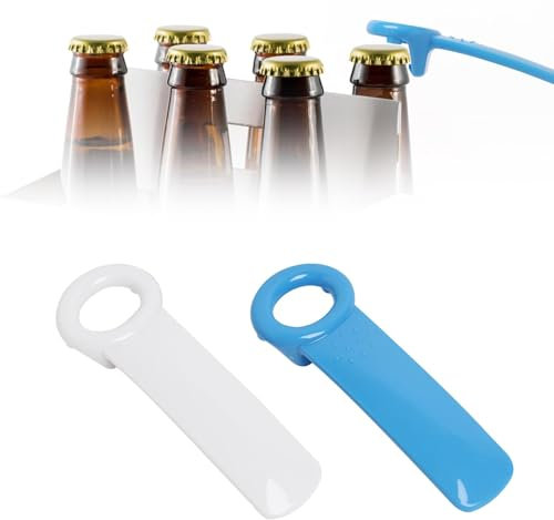 Jarkey Original Easy Jar Schlüsselöffner, 2 Stück Dosendeckelöffner für Arthritis Hände Dosenöffner Arthritis Flasche Bier Öffnen Werkzeug Easy Jar Schlüssel Greifer für ältere Kinder Frauen (Blau +