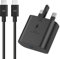 For Samsung Fast Charge, Samsung USB C Charger Plug and Cable 2M USBC to Type C Charging Lead for Galaxy S25 S24/S23/S22/S21FE/S20/A16/A15/A14/A13/A12/A32/A33/A34/A35/A52/A53/A54/A55/A05S/A20E