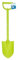 alldoro 60157 XXL Schaufel spitz, Gartengerät für Kinder für Sandkasten, Strand, aus Kunststoff, 63 cm lang