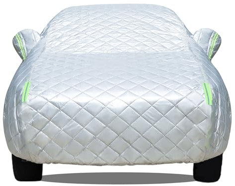 Hagelschutz Abdeckplane Auto für 𝖵olkswagen 𝖦olf 4, Hagelschutzplane Auto Outdoor Allwetter-Wasserdicht UV-Schutz Winddicht Außen Vollständige Autoabdeckung(Silver,für 𝖵olkswagen 𝖦olf 4)