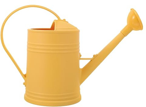 HANABASS Épaisseur épaissis L'arrosage Peut extérieur Bouilloire de Plein air Grand arrosoir en Plein air arosoires extérieur arrosoirs de Jardin arrosoir Pot Plastique Jaune Réutilisable