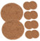 Toddmomy 10Pcs Coconut Fiber Bird Nesting Pads Round Flowerpot Mats for Pigeon and Pet Comfort Leak Substrate for Egg Breeding and Cozy Nesting